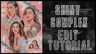 Shiny Complex edit tutorial for fanpages using PicsArt | Polarr | Remini | Ibis Paint X