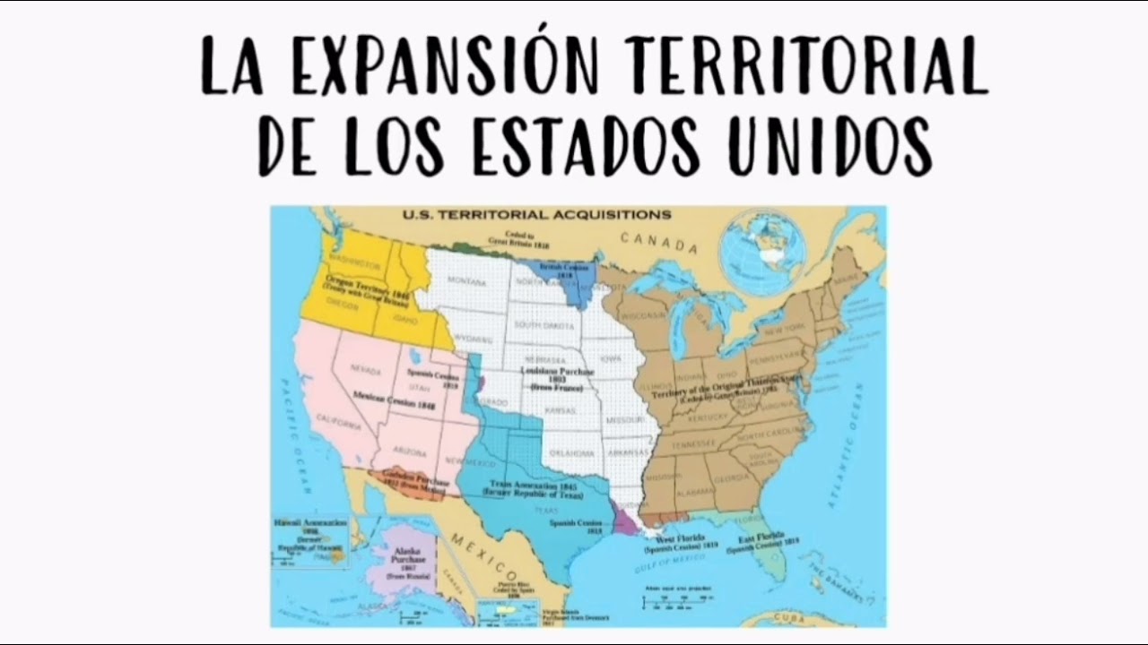 La Expansión Territorial De Los Estados Unidos 🇺🇲 - YouTube