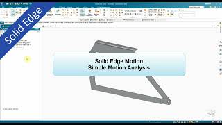 Solid Edge Assembly - simple motion analysis