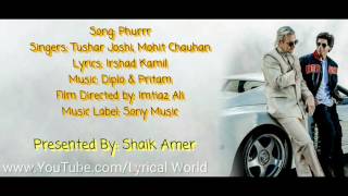 Phurrr Full Song Lyrics | Diplo & Pritam | Jab Harry Met Sejal.