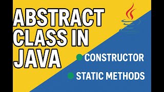 Java Part 47 | Can Abstract Class Have Constructor or Static Method? #java #javacourse