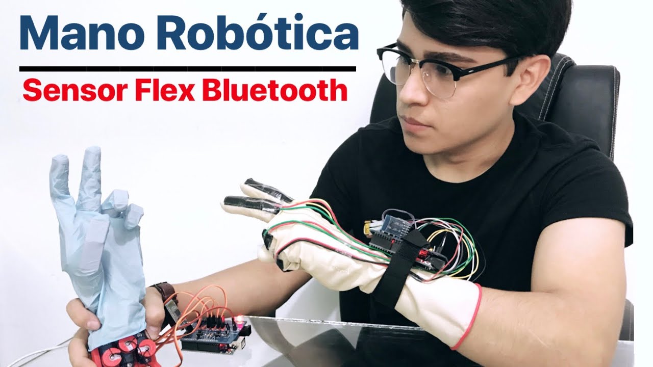 Arduino Bluetooth Robotic Hand - Sensor Flex DIY #3 JLCPCB - YouTube