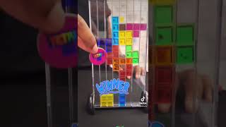 TETRIS BOARD GAME IN REAL LIFE!👾 #shorts