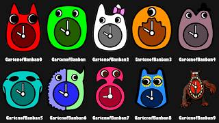 Garten of Banban 0-1-2-3-4-5-6-7-8-9 All Main BOSSES & All Jumpscares,Garten of Banban 9 Mobile Game