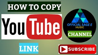 How to copy YouTube channel link on your Android phone.