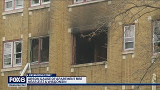 Milwaukee apartment arson, man arrested | FOX6 News Milwaukee