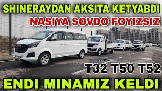 16 FEVRAL SHINRAY AVTO SALONIDA NASIYA SOVDOGA T52 T50 T32 MASHINA OZ QOLDI