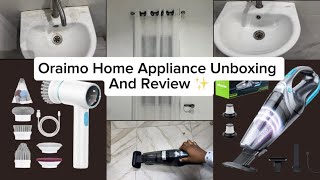 Oraimo spin scrubber and hand vacuum review