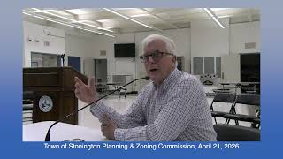 Stonington Planning & Zoning Commission 04-21-2026