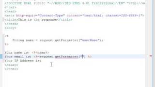 Web applications with Java - Tutorial 03 - JSP + Basic HTML Form
