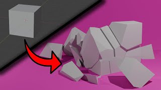 Blender: Destroy Any Object Quickly!