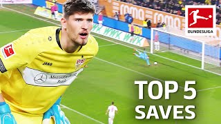 Gregor Kobel • Top 5 Saves from Borussia Dortmund's New Goalkeeper