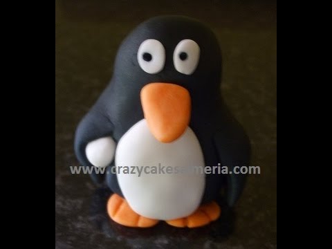 How To Make a Fondant Penguin cake topper for beginners How To Make a Fondant Penguin cake topper for beginners