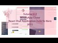 #2 Build ReactJS Firebase Chat Application | Build WhatsApp Web App clone| Coding Flow