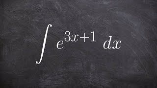 Evaluating the integral with exponential and u sub