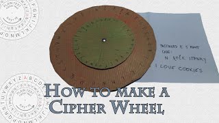 How to make and Use Cipher Wheel (Caesar Cypher)
