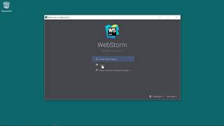 Node.js mini-project in WebStorm