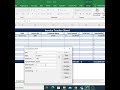 Create Invoice Tracker in Excel | Excel Tutorials for Beginners #Shorts