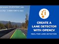 Create A Lane Detector with OpenCV in 5 min! | Real-time Lane detection OpenCV | Computer Vision