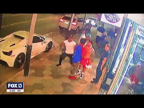 Fatal punch filmed outside Ybor City bar