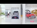 LG Transparent OLED Signage for Auto Showroom