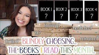 BLINDLY choosing my MARCH tbr! 📖🧸🎀