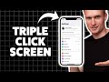 How To Enable Triple Click Screenshot On iPhone 2026 (Step-By-Step Tutorial)