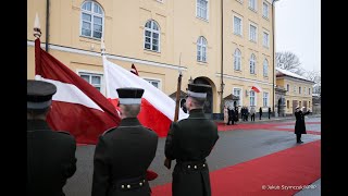 Ryga | Powitanie polskiej Pary Prezydenckiej