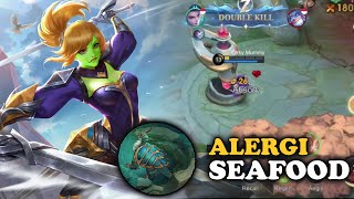 Ketemu Hyper Yang Alergi Seafood 😭😭😭- MOBILE LEGEND