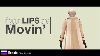 Hetalia Characters - Lips Are Movin' (45 Gays ;) | REUPLOADED