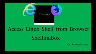 SSH from your favourite web browser using Shellinabox
