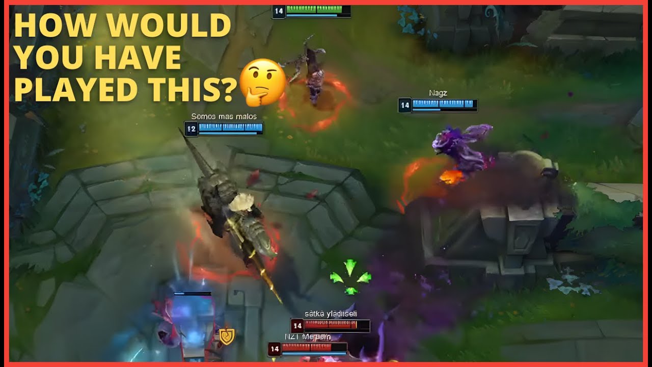 How Would You Play This Situation League Of Legends Youtube