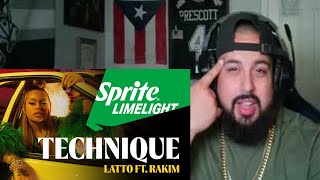 Latto feat. Rakim | Technique | Sprite Limelight Season 2 | REACTION