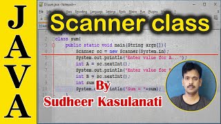 Java 06 - Reading Input using Scanner class functions