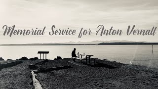 Memorial Service for Anton Vernall