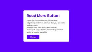 How To Create a Read More / Less Button Using Javascript