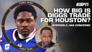 Stephen A. has concerns about Stefon Diggs in Houston 👀 | First Take