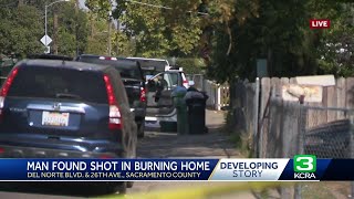 Man found shot inside burning south Sacramento home. What we know