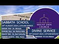 Live | 24-08-24 | Sabbath Service | Mount Zion Church Batlagundu - MZCBTL