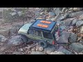 FMS MACHIGAN jeep yj & RGT 86190 LC76 mountain crawling