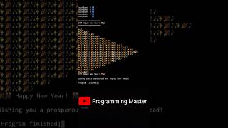 Happy new year 2025 Python program | python program to wish happy niw year #happynewyear #python