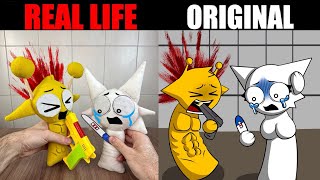 SPRUNKI OF The Best TikTok Video | REAL LIFE VS ORIGINAL