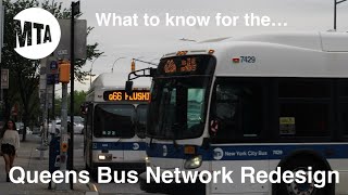 What you need to know for the Queens Bus Network Redesign