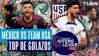 🔥 ¡LA RIVALIDAD DE CONCACAF! 🇲🇽🇺🇸 Los GOLAZOS entre México y Team USA | TUDN