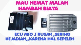 Cara pasang ECU Mio J,Jangan lansung pasang