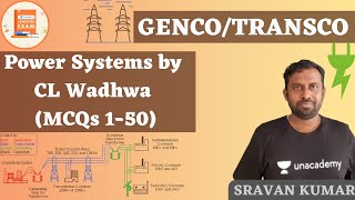 Power Systems by C.L Wadhwa | MCQs 1-50 | GENCO/TRANSCO | Y sravan Kumar