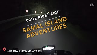 SAMAL ISLAND NIGHT RIDE | KAPUTIAN - PEÑAPLATA ROAD #mt09 #versys1000 #versys650