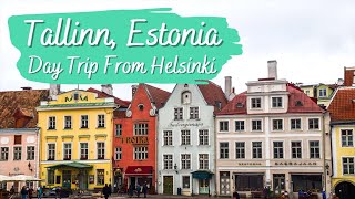 TALLINN, ESTONIA Day Trip -- Taking the Ferry from Helsinki + Wandering Old Town -- Tallinn Vlog