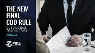 The New Final CDD Rule: Due Diligence Tips and Traps   AML