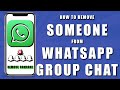 How to remove someone from WhatsApp group chat (2023)